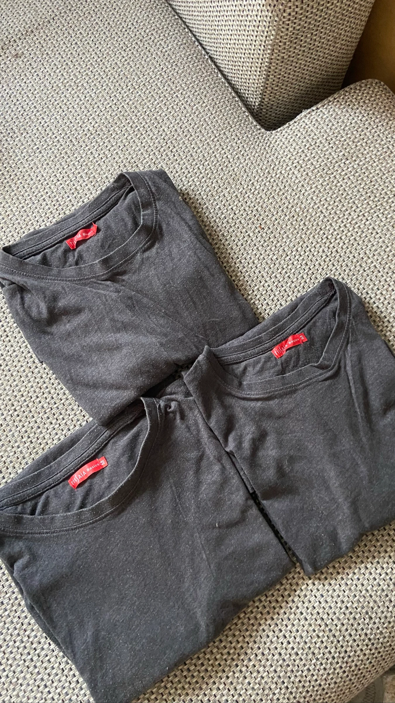Lote de 3 T-shirts cinza básicas Tamanho M – photo 2